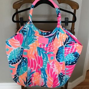 Lilly Pulitzer Bohemian Beach Tote Goombay Smashed